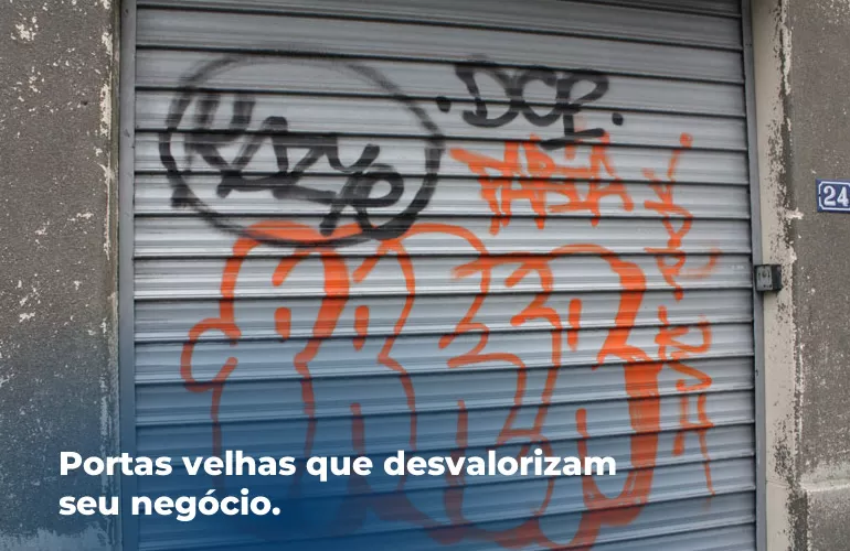 Automarizador para porta de enrolar automática empresarial